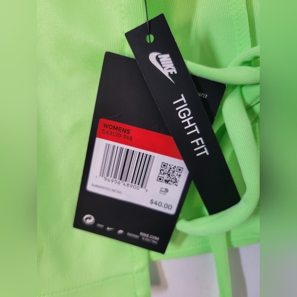 NWT Nike Sportswear Icon Clash Tie Back Tank Large Green - Picture 4 of 7